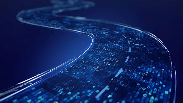 Абстрактное изображение технологического процесса